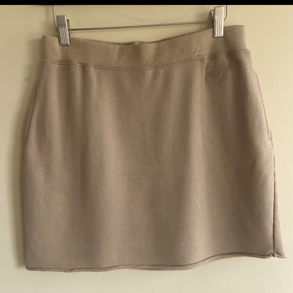 Marc Jacobs Tan Cotton-Terry Mini Skirt